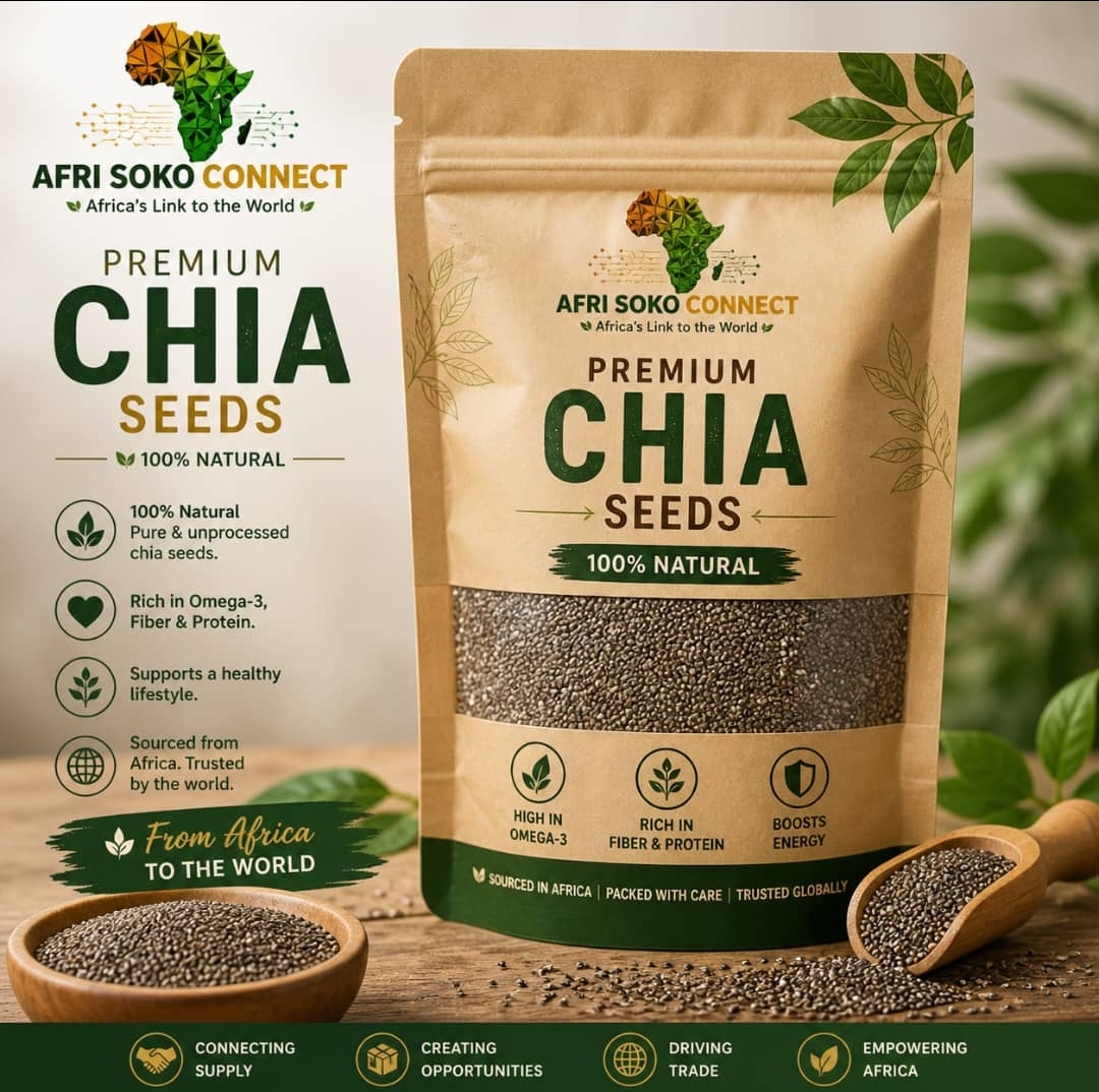 Premium Chia Seeds – 100% Natural, Sourced from Africa, Trusted by the World