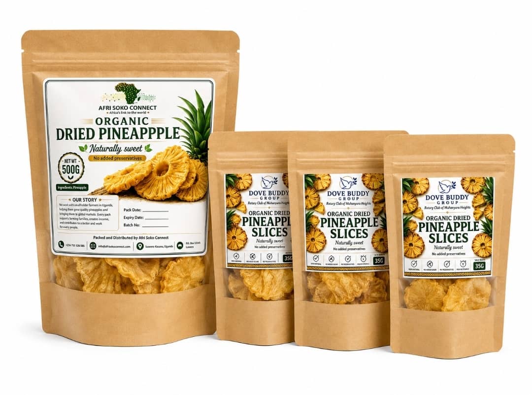 Afri Soko Premium Organic Dried Pineapple Slices photo 3